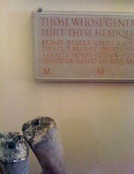 Sign outside of the Institute of Classical Architecture & Classical America