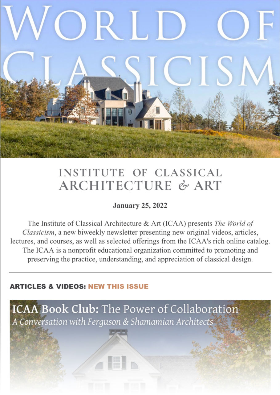World of Classicism, January 25, 2022