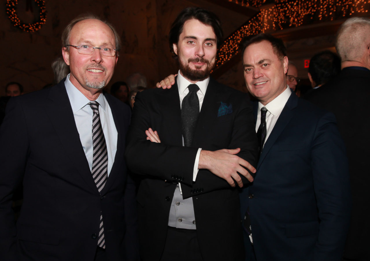 ICAA Board Member John B. Murray, Valentin Goux, and ICAA President Peter Lyden