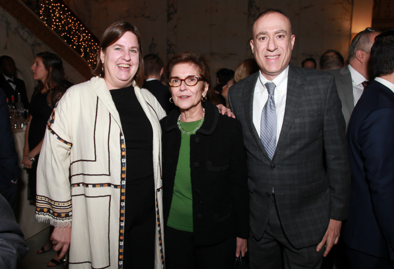 2018 Stanford White Awards Co-Chair Alice Kriz, Pilar Viladas, and Peter Morris Dixon