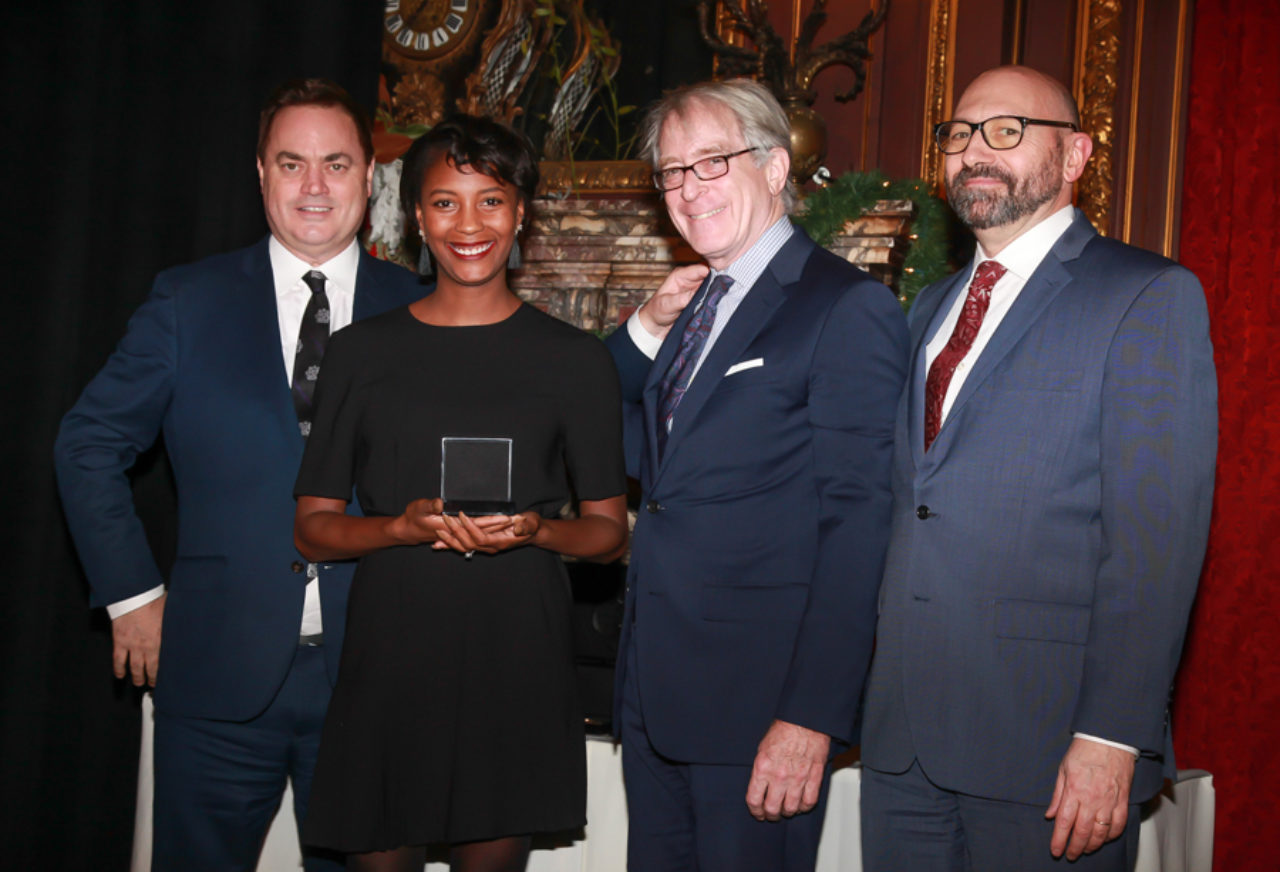 ICAA President Peter Lyden, Alycia Lottie, Kevin Lichten, and Andrew Friedman