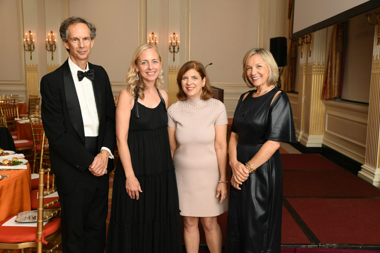 2021 Arthur Ross Awards Honoree Charles Miers, Kathleen Jayes, Sandy Gilbert, and Jill Cohen