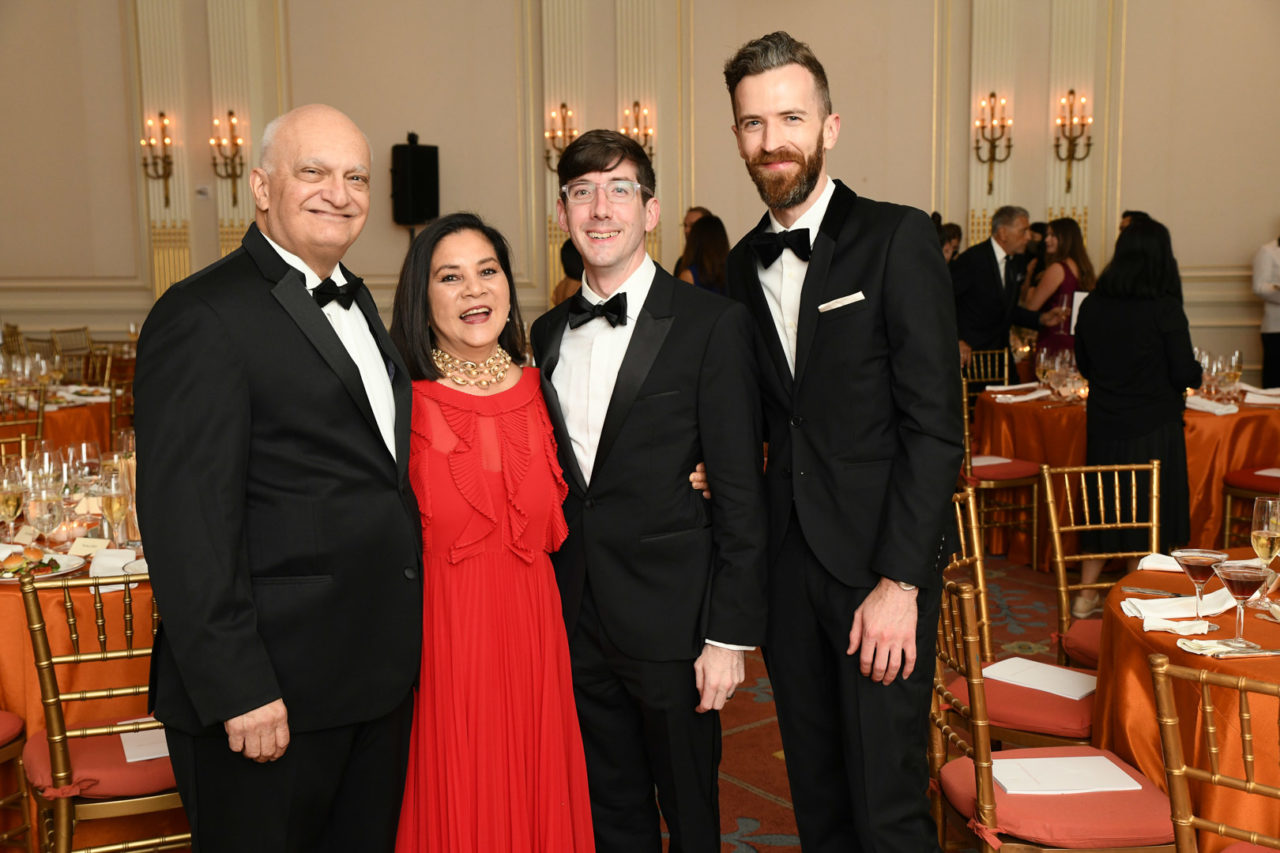 2021 Arthur Ross Awards Honoree Michael Lykoudis, Theresa Lykoudis, David Stone, and Jim Coyle