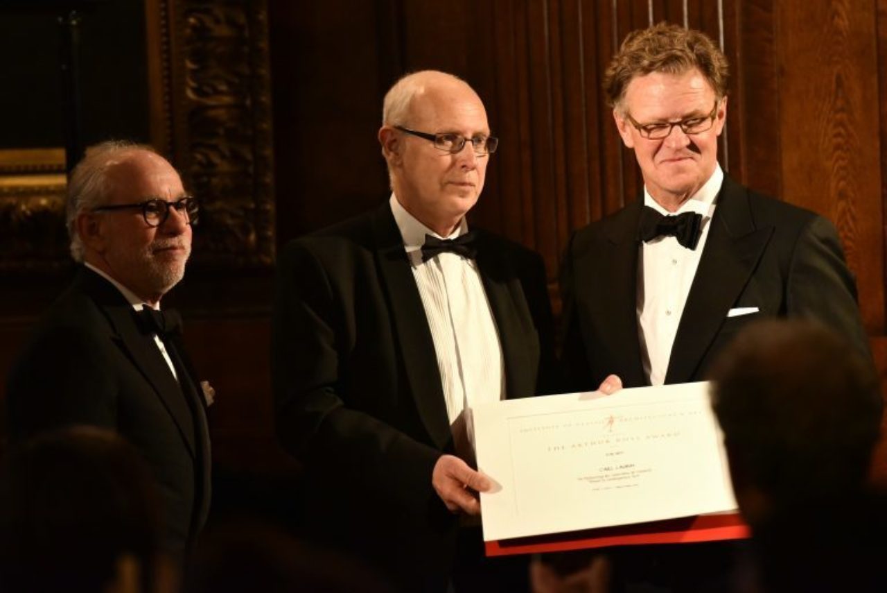 ICAA Board Member Andrew Skurman, 2017 Arthur Ross Award Winner (Fine Arts) Carl Laubin, and ICAA Board Chairman Russell Windham