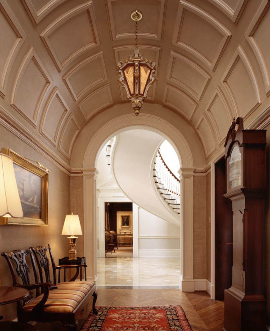 Classical Entry at a Macon, GA residence, designed by Norman Davenport Askins (Photo Credit: Brian Gassel)