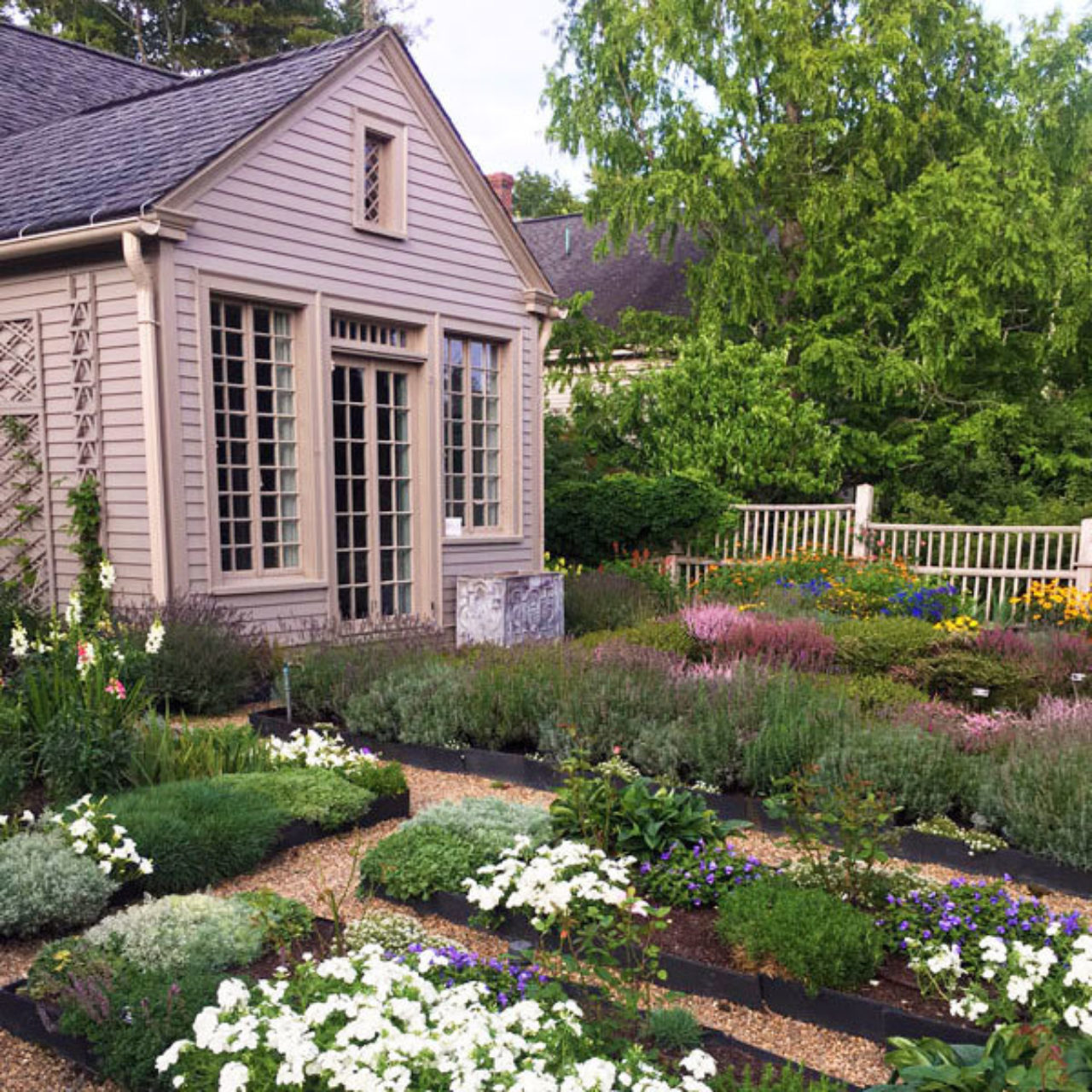 The gardens at Garland Farm, Beatrix Farrand’s final residence before her death