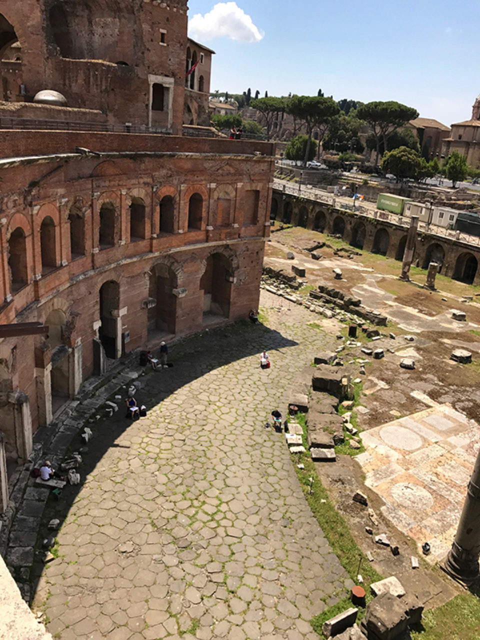 View from Trajan's Market