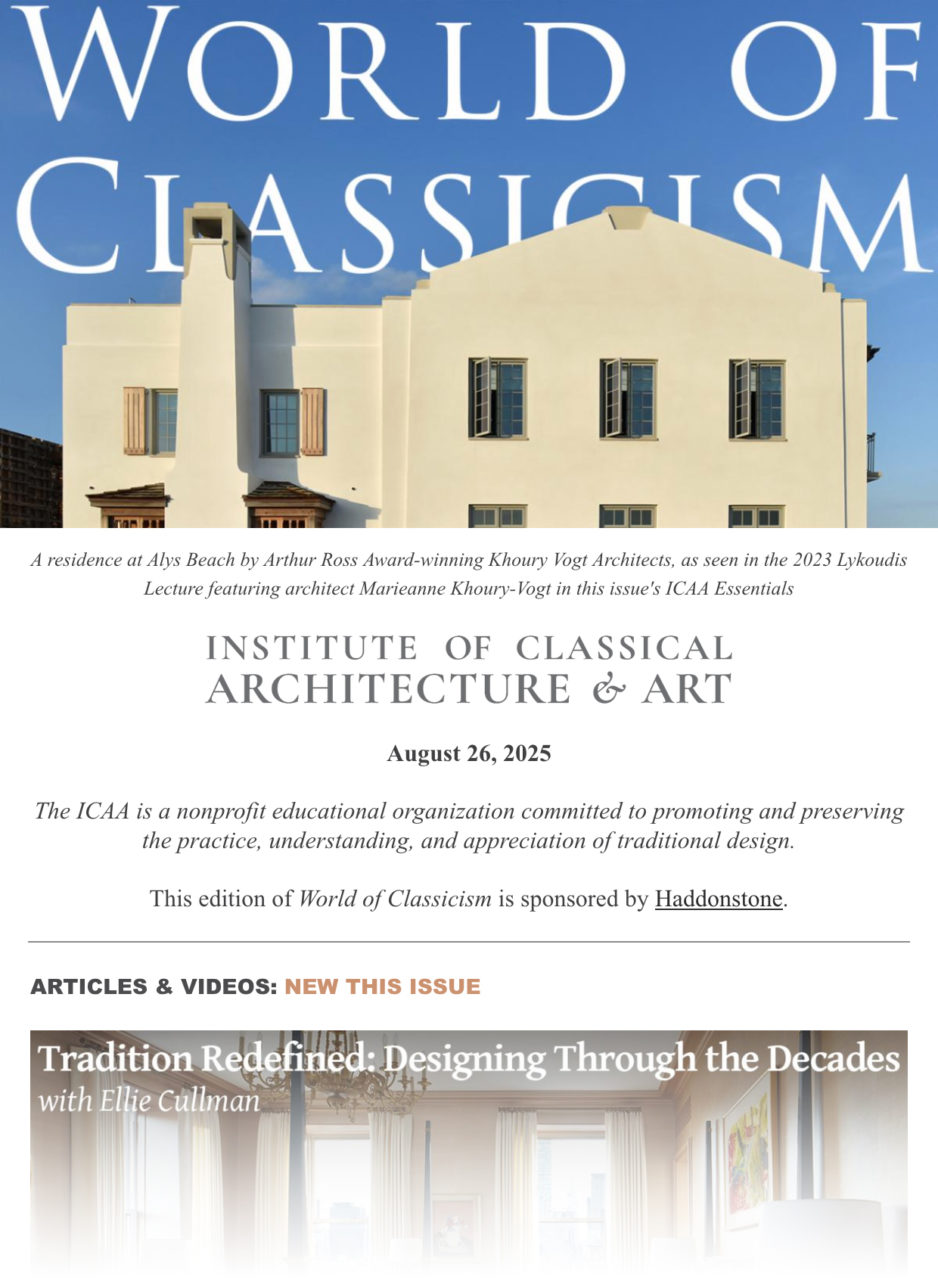 World of Classicism, August 26, 2025