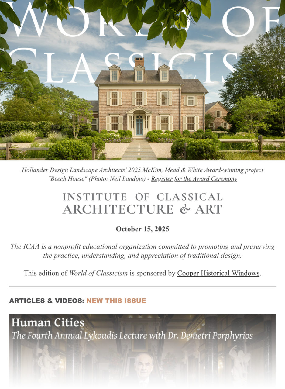 World of Classicism, October 15, 2025