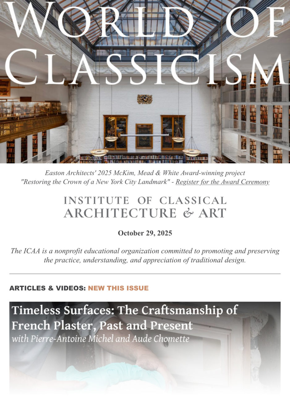 World of Classicism, October 29, 2025