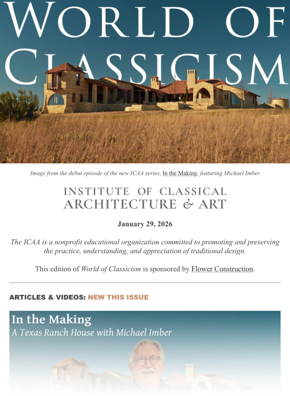 World of Classicism, January 29, 2026