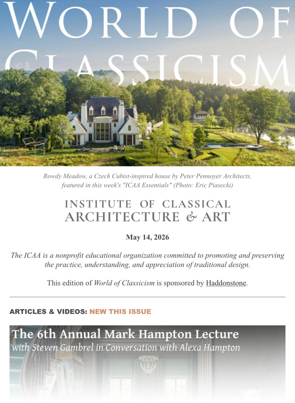 World of Classicism, May 14, 2026