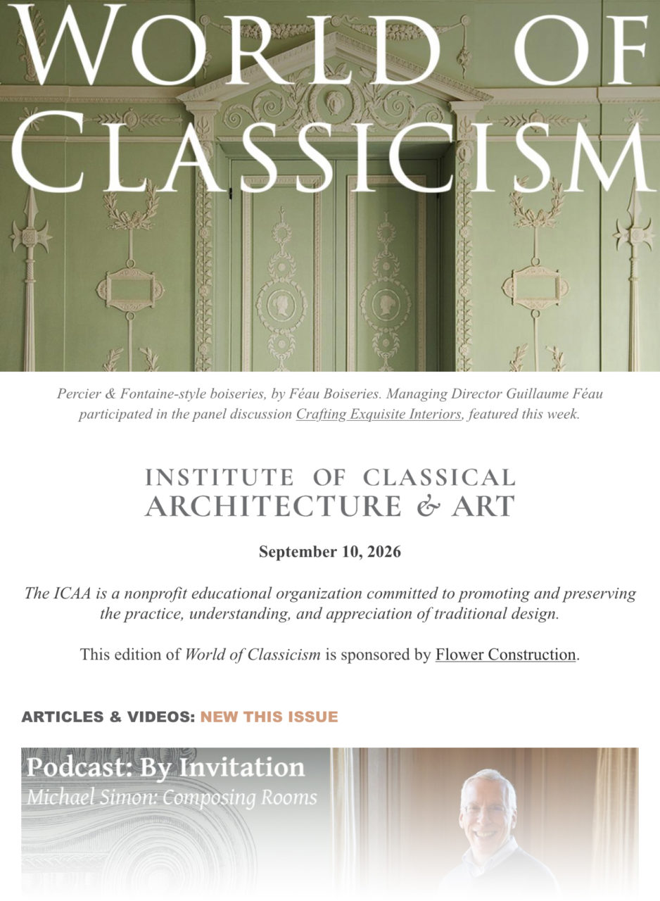 World of Classicism, September 10, 2026