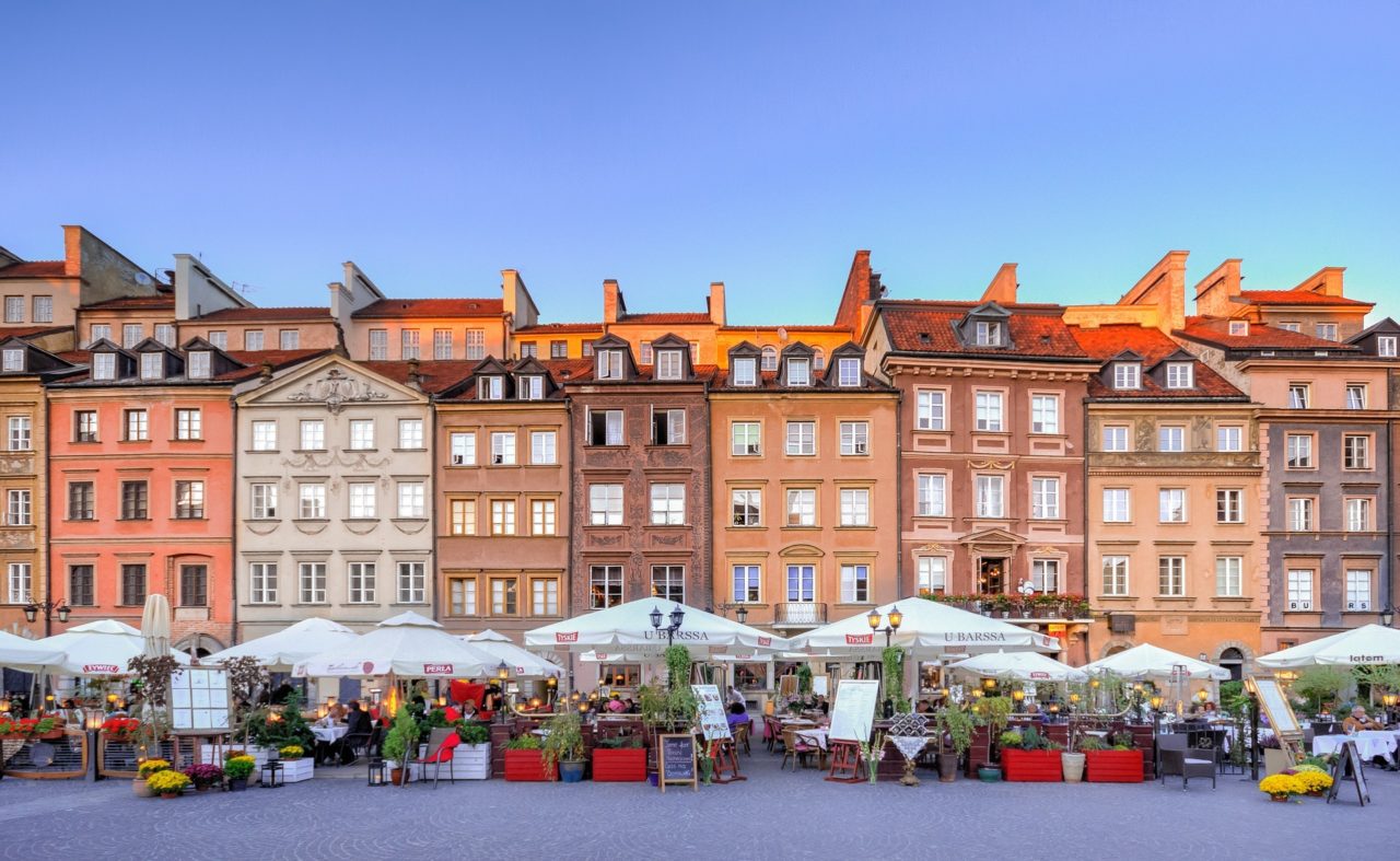 Reconstruction of Old Town Market Square, Warsaw, Poland