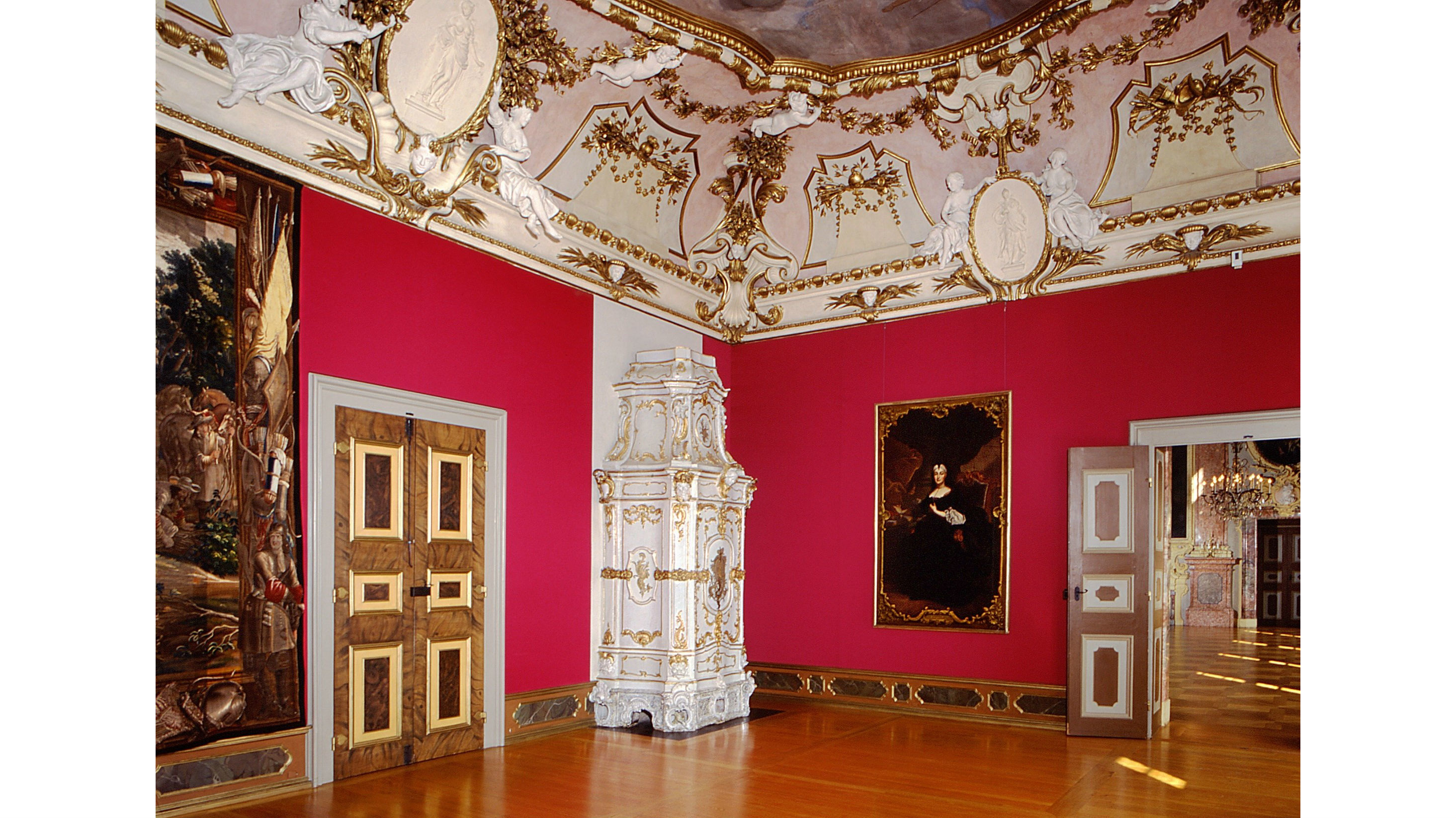 Schloss Rastatt Image:   The Audience Chamber of Margrave’s apartment, Schloss Rastatt in Rastatt, Germany.