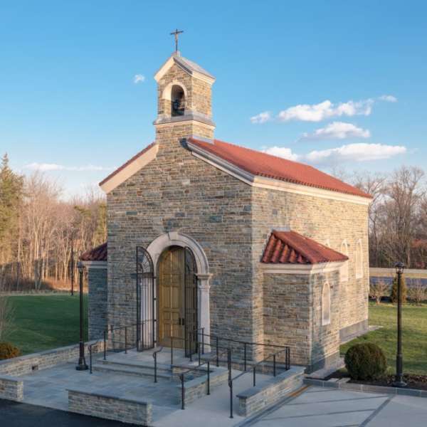 Exterior Of Mary’S Chapel O’ Brien And Keane Architects Winner 2017 John Russell Pope Award Ecclesiastical Design Under 3000Sf