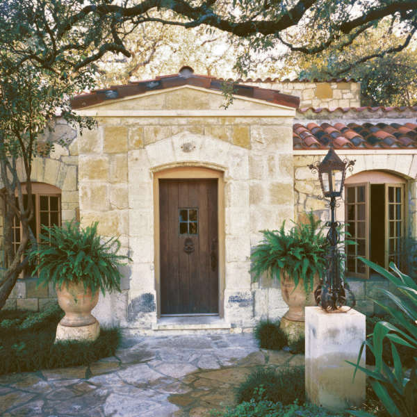 San Antonio Stone Cottage Don B  Mc Donald Architect Addition Renovation