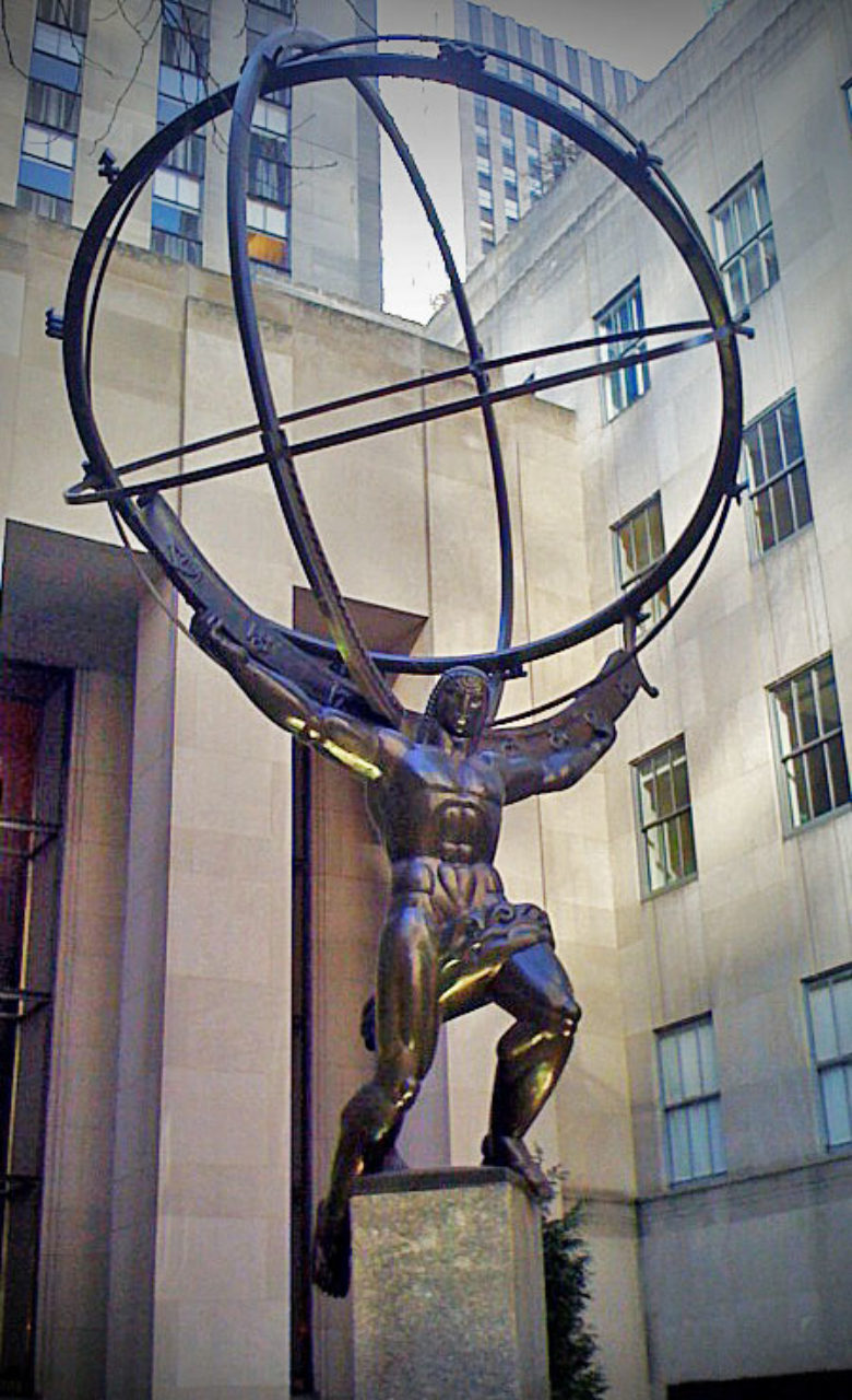 Atlas statue