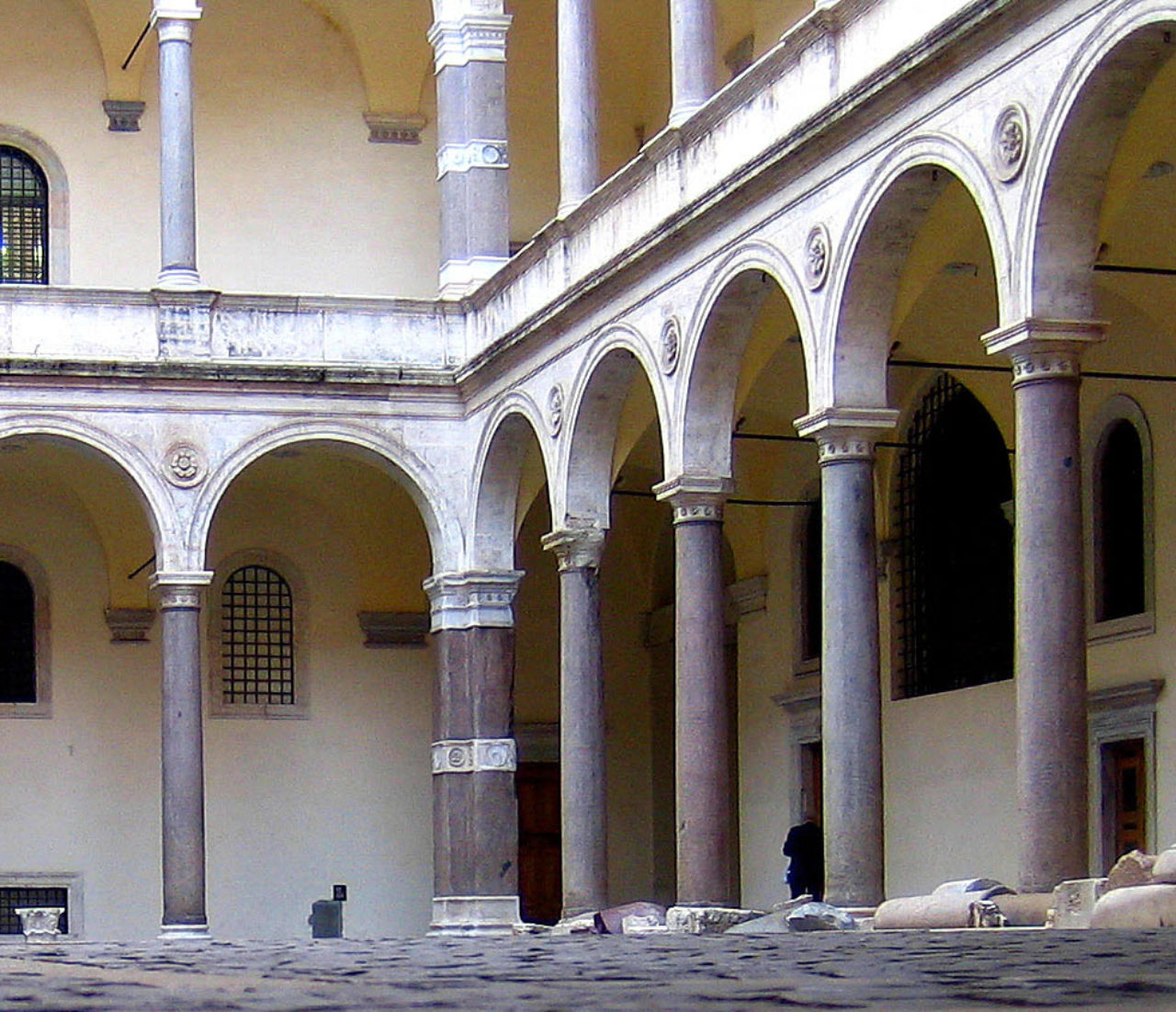 Palazzo courtyard