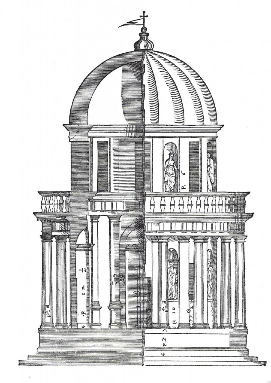 Figure 2. Tempietto, Andrea Palladio, The Four Books on Architecture, (MIT Press, 2002) Book IV, p. 66