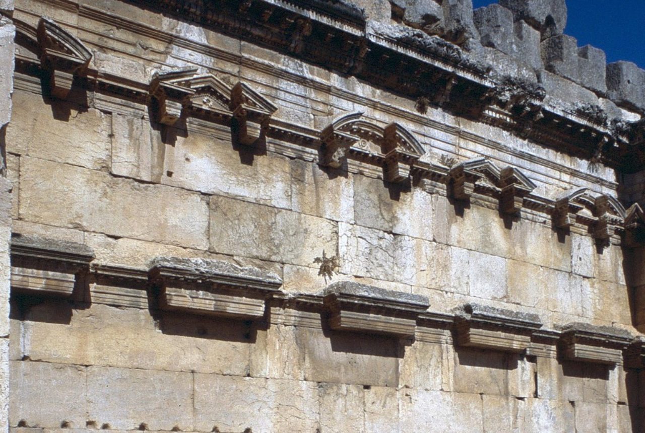 Figure 2. Great Court side wall, Baalbek, Lebanon (Loth)