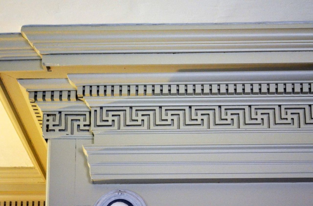 Figure 12: Frieze detail, Shirley Plantation House; Charles City County, Virginia (Loth).