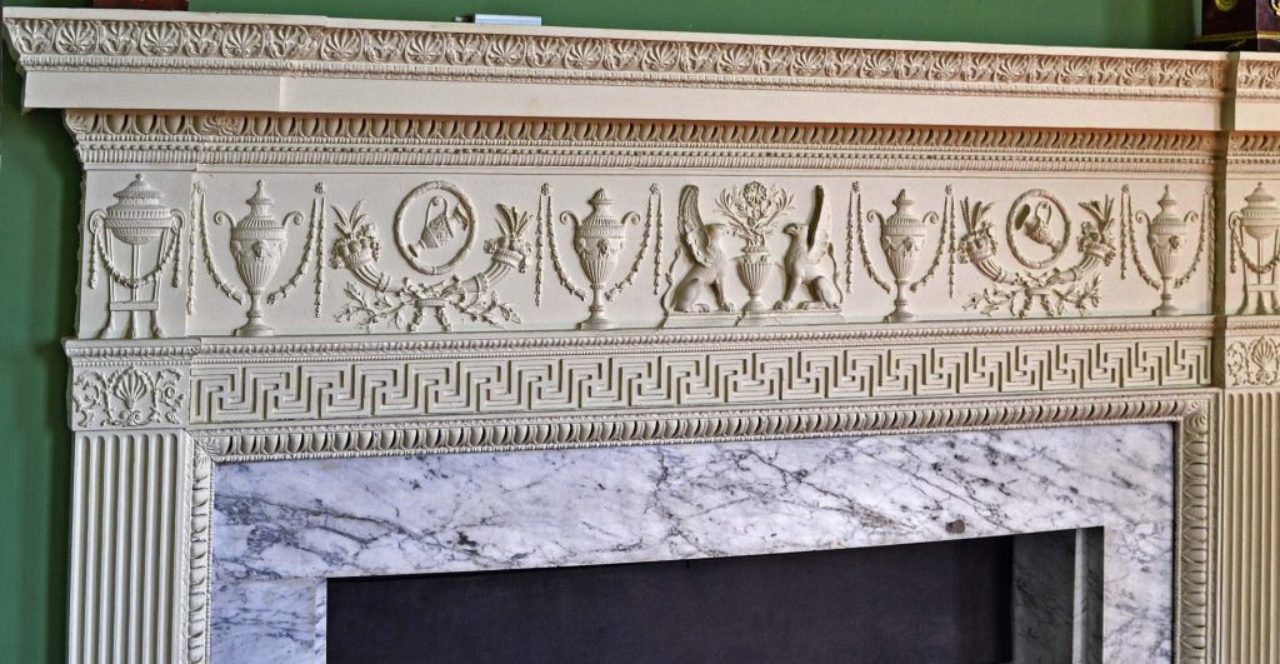 Figure 13: Mantel, Temple of the Winds; Mount Stewart, County Down, Northern Ireland (Loth).