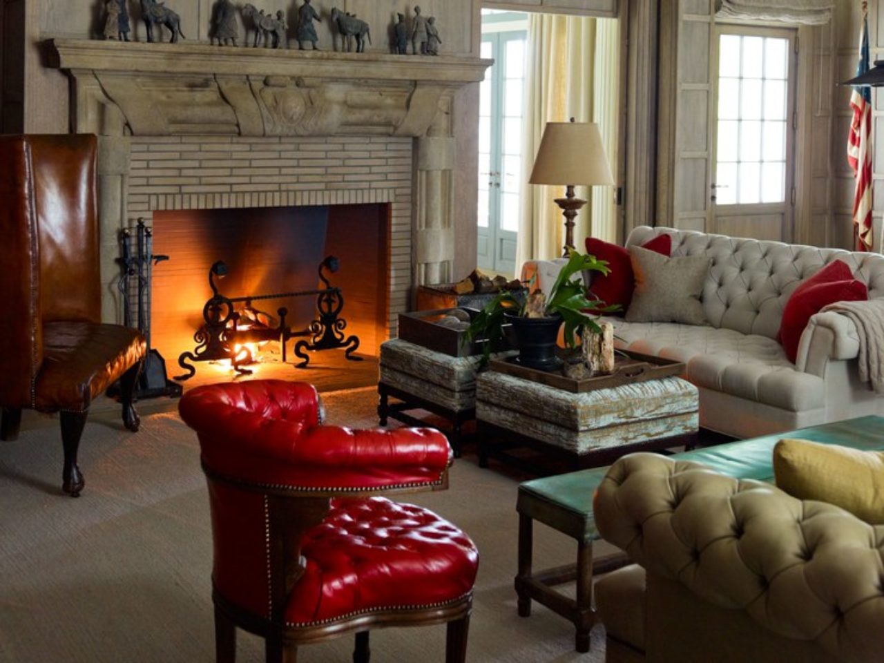 Interior by S.R. Gambrel Inc. (Image Source: Architectural Digest / Eric Piasecki)